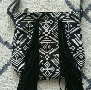 Express Fringe Crossbody Purse
